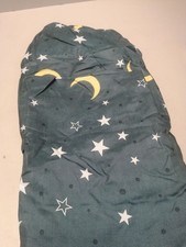 Spannbettlaken 160x200 cm Kinder Matratzenschoner Spannbetttuch, Blau Cartoon