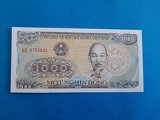 1 x 1000  Dong Vietnam / guter Zustand / Geldschein Banknote von 1988 *'°