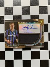 2021-22 Topps Museum UCL Auto Jumbo Relics Matteo Pessina /150 Atalanta