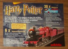 Seltene Werbung MÄRKLIN Modelleisenbahn Harry Potter Hogwarts Express 2003