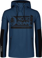Nordblanc Softshell Sweatshirt DECOMPOSED  NBSSM7643 elastisch / Gr. XL / Blau