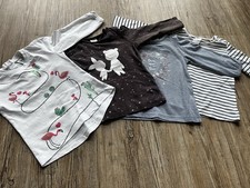Paket 4 x Pullover Gr. 80 Mädchen Topomini H&M Streifen Sterne Flowers Kinder