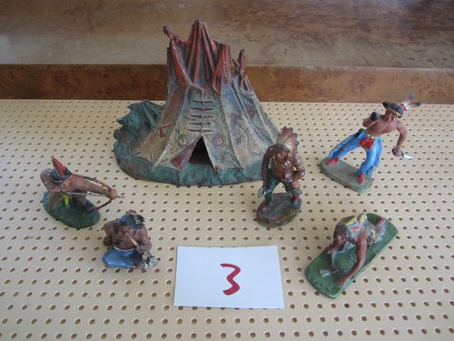 Wildwest massefiguren indianer - wildwest,