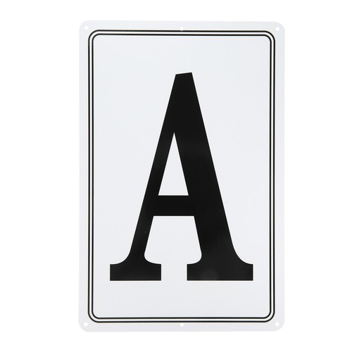 Aluminium-Buchstabenschild