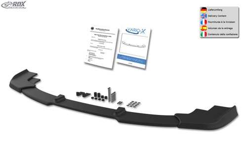 Rdx frontspoilerlippe vario - rdx, vario-x