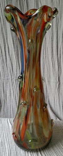 Böhmisch tutti frutti vase - böhmisch, frutti-vase