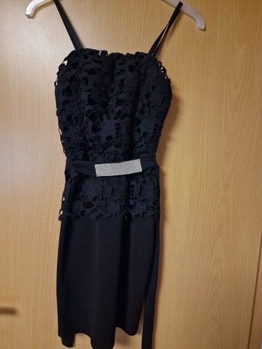 Spitzenkleid schwarz s - schwarz,,