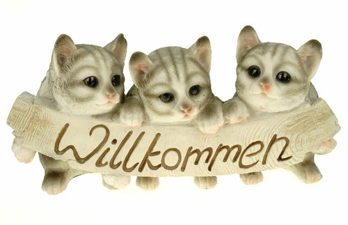 Gartenfigur welcome - gartenfigur,