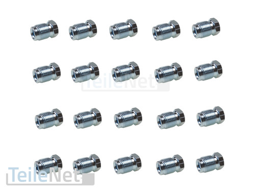 20x überwurfschraube bördel - Überwurfschraube,