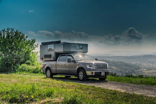 Pickup camper kamper wohnwagen - pickup,
