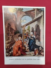 AK Albrecht Dürer Geburt Christi Gemälde Maria Jesus Ansichtskarte gelaufen
