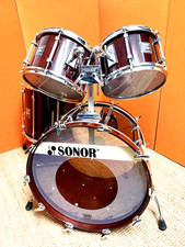 Rare Sonor Hilite Nussbaum Shellset 22,12,13,16