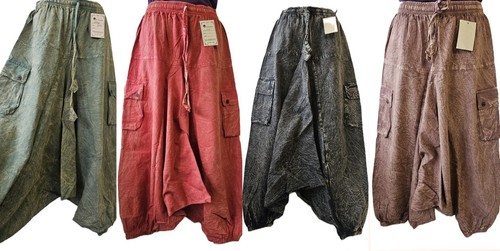 Stonewashed hippie hose combat - hippie,