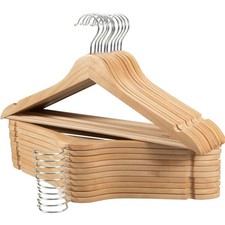 Edergoo Holz Kleiderbügel Set