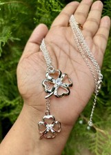 925 Sterling Silber Doppel