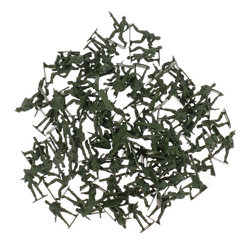 100 stück plastiksoldat - stück, 5cm