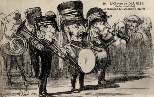 Künstler daumier la - künstler, daumier,