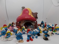 Verschiedene Schlümpfe und Accessoires von Schleich