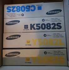 Samsung CLX-6220 FX original Toner 2 x gelb, 1 x blau 1 x schwarz