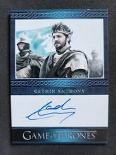 2022 Game Of Thrones, Gethin Anthony, Renly Baratheon, Auto On Card