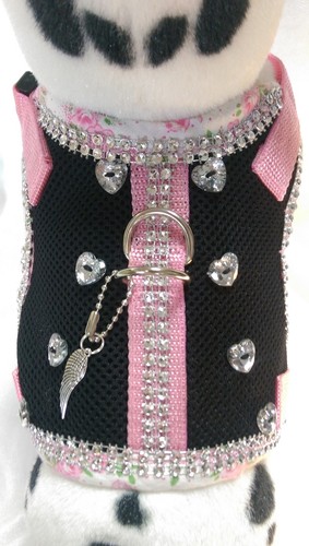 Hundegeschirr mit glitzer - mit,