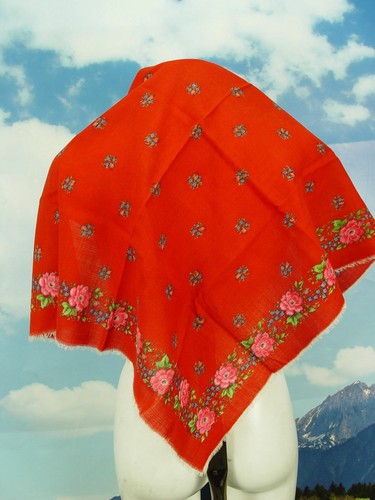 Blumiges feines trachtentuch - blumiges,