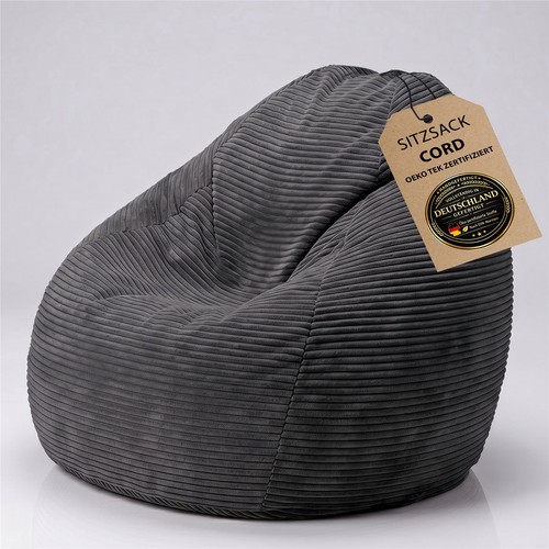 Sitzsack cord xxl - l, xl