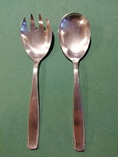 Altes Auerhahn Salatbesteck 90er Silber