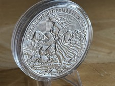 Silbermünze Lady Germania