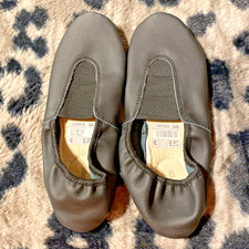 DooDogs Gymnastik Turnschuhe Halle, Joga, Pilates Gr.38 Leder schwarz