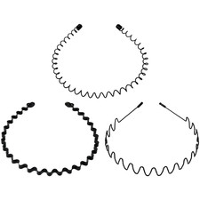 3 Stück Metall Haarband