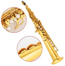 Goldenes Sopran B Saxophon