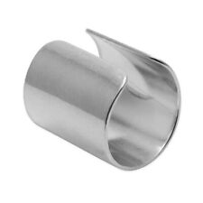 1 schicke Edelstahl Ohrklemme Ohrclip silber schwarz gold roségold Ohrmanschette