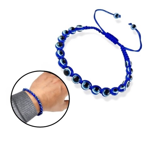 Blaues armband mit nazar - blaues,