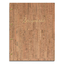 Zeugnismappe im Korkeinband