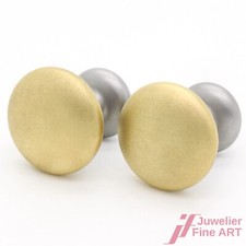 Niessing Manschettenknöpfe Stahl Gold 17,46 g
