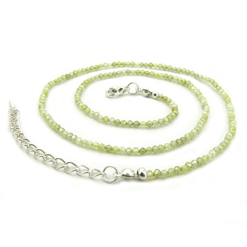 Prehnit kette damen collier - damen,