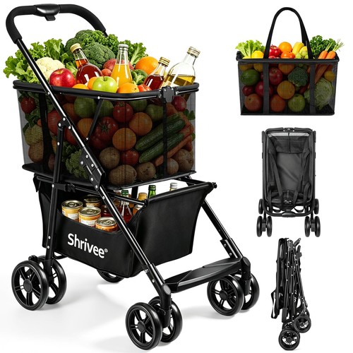 Faltbar einkaufswagen trolley - faltbar,