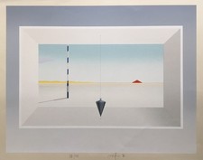 Werner Nöfer Farbradierung nummeriert Vlll/XV datiert 72 signiert