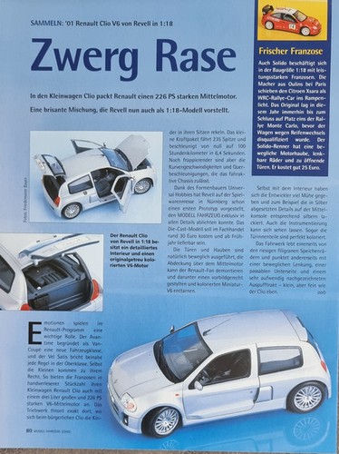 Renault clio 18 von - in, 1-18