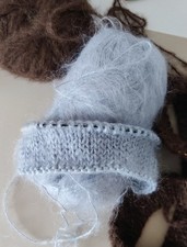 ALIZE MOHAIR CLASSIC• Strickgarn• Mischgarn• 5*100g• edles GRAU