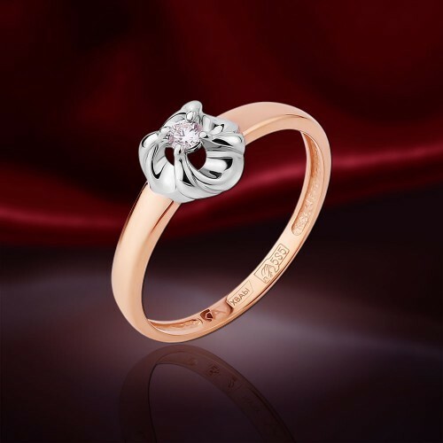 Ring mit diamant roségold - mit,