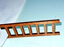 1 Holz-Leiter: neu L:60mm B:20mm, Nussbaumfarben gebeizt