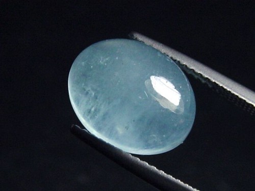 Aquamarin oval - 6,39, ct.