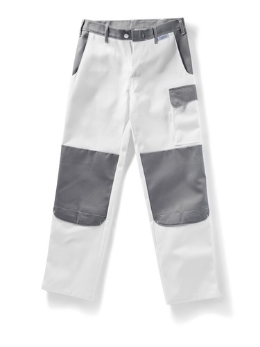 Maler bundhose weiß grau - maler, weiß/grau