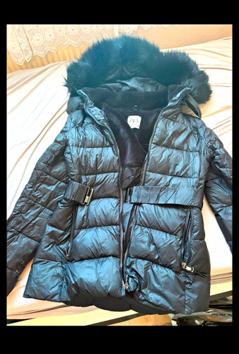 Zara steppmantel schwarz - steppmantel,