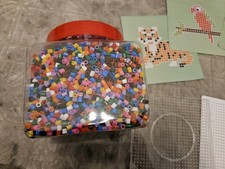 Bügelperlen SET Komplett Mit Vorlagen Bügelparier Etc.