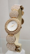 SEKSY by Sekonda Damenuhr goldfarbene Edelsteinkristalle, funktioniert UVP 98£ (3