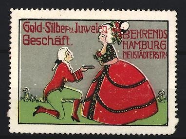Reklamemarke hamburg - reklamemarke,