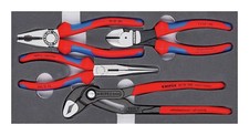 Knipex Zangen-Set Basic 4-teilig Schaumeinlage - 00 20 01 V15